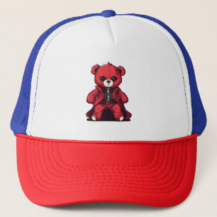 Söt teddy röd pojke keps