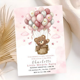 Söt Teddybjörn Fest Inbjudningar