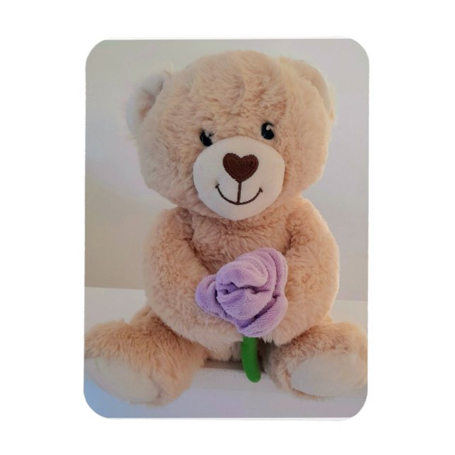 Söt Teddybjörn Grattis på er nya baby  Magnet (Vertikal)
