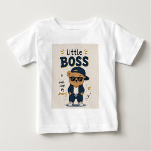 Söt Teddybjörn T-Shirt Design för Bebisar