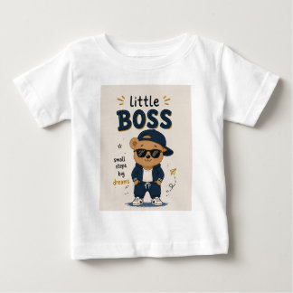 Söt Teddybjörn T-Shirt Design för Bebisar