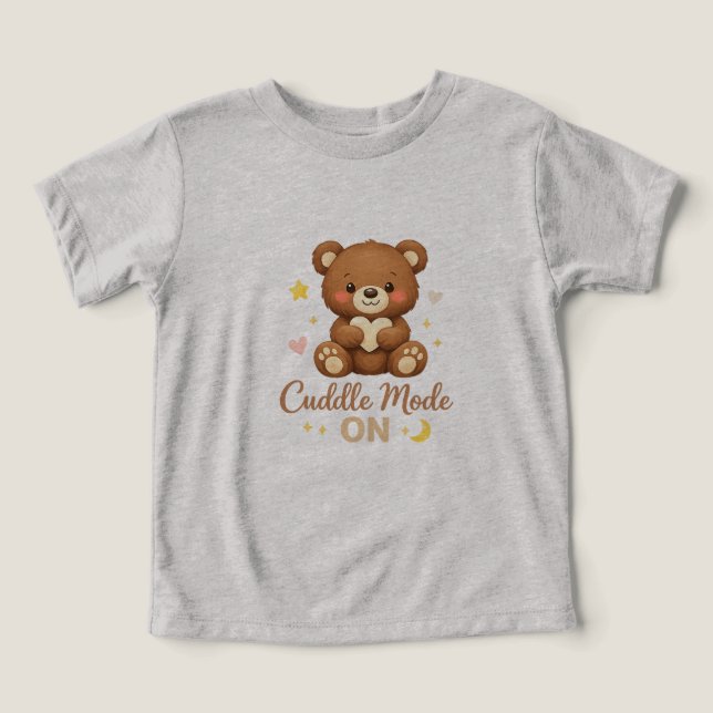 Söt Teddybjörn Tröja – Knuffelläge Baby Tröja (Design Framsida)