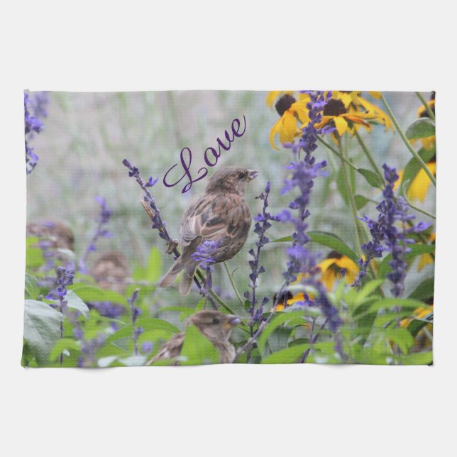 Söt tehandduk kökshandduk (Horisontell)