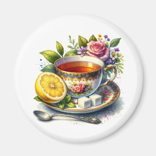 Söt tekopp i Tea med Lemon Magnet