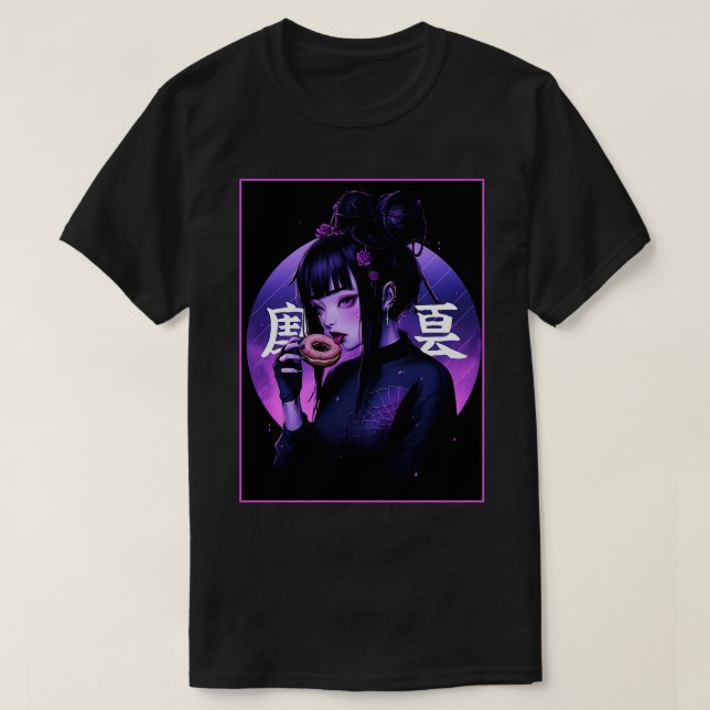 Söt Temptation i Japan T Shirt (Design framsida)