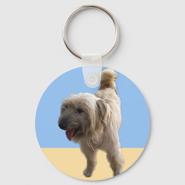 Söt terrier nyckelring (Framsida)
