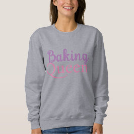 Söt Text Baking Queen Women's T Shirt