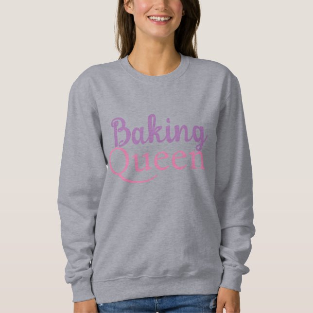 Söt Text Baking Queen Women's T Shirt (Framsida)