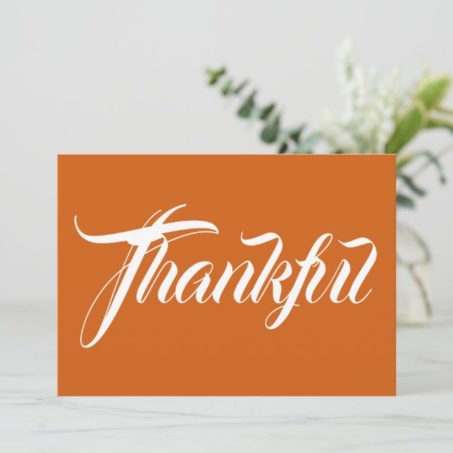 Söt thanksgiving för roterigrafi av orange (Stående Fram)