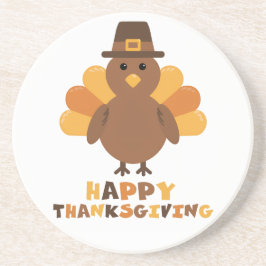Söt Thanksgiving Kalkon gul Underlägg