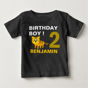 Söt Tiger 2:a Födelsedagsfest T Shirt