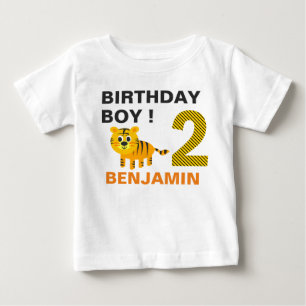 Söt Tiger 2:a Födelsedagsfest T Shirt