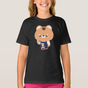 Söt Tiger Barista T Shirt