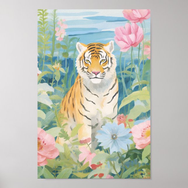 Söt Tiger Poster (Framsidan)