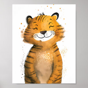 Söt Tiger Poster