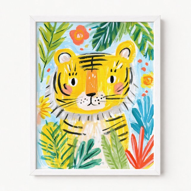 Söt Tiger Poster (Cute Tiger Poster)