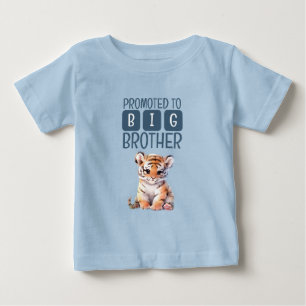 Söt tiger storebror blå t shirt