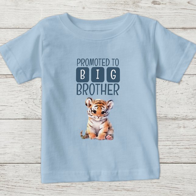 Söt tiger storebror blå t shirt (Skapare uppladdad)
