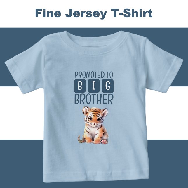 Söt tiger storebror blå t shirt (Skapare uppladdad)