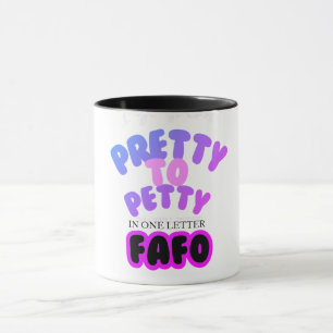 Söt till Petty i One Brev FAFO Mugg