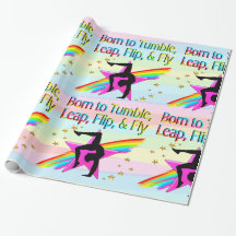 SÖT TILL TUMBLE GYMNASTIC GIFT WRAP