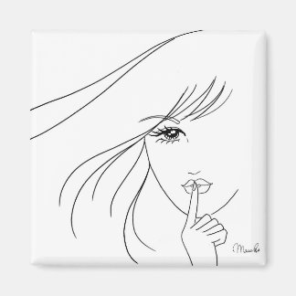 Söt tjej säger.. magnet