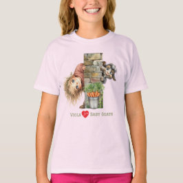 Söt Tjej Som Kikar Och Söt Gett Som Kikar T-Shirt