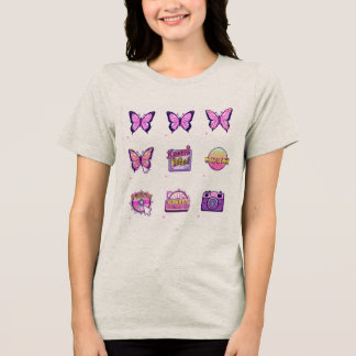 Söt tjejig design T-shirt