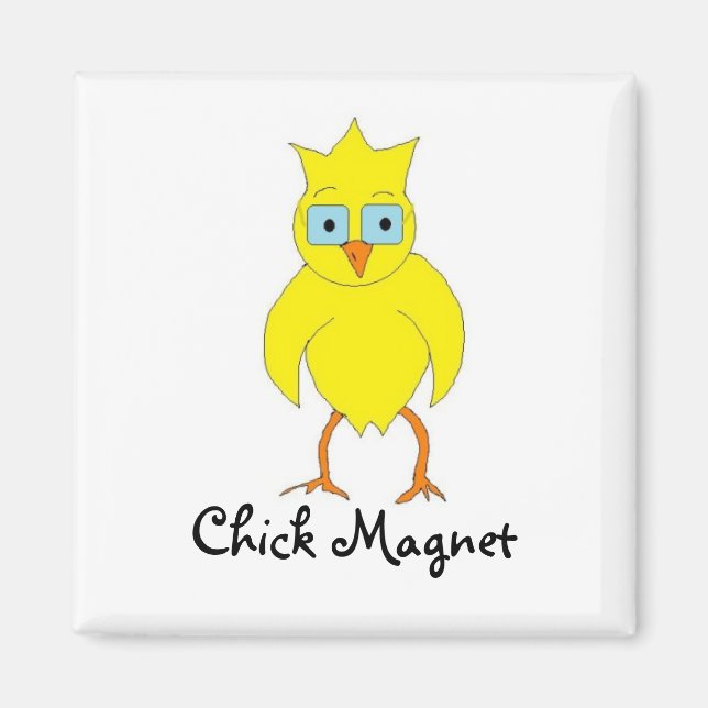 Söt tjejmagnet magnet (Framsidan)