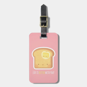 Söt Toast och Smör Tillsammans är Bättre Bagagebricka