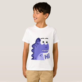 Söt tokig liten dino t shirt