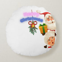 Söt tomte & fru Claus God Jul hälsning