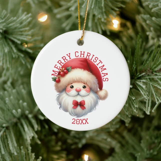 Söt Tomte Jul Julgransprydnad Keramik (Träd)