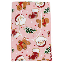 Söt tomte & julmönsterpapper