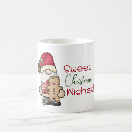 Söt Tomte Pepparkaks God Julhälsning  Kaffemugg