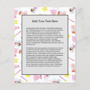 Söt Tooth Fairy Magic Trollspö White Teeth Flygblad