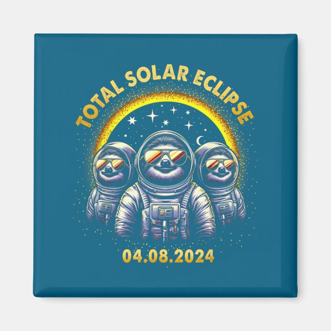 Söt total solförmörkelse 04 08 magnet (Framsidan)