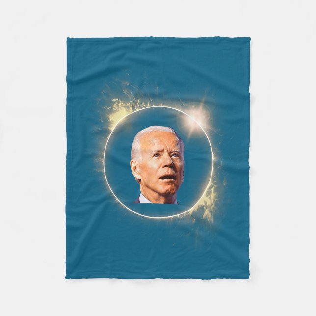 Söt total solförmörkning Anti Joe Fleecefilt (Framsidan)