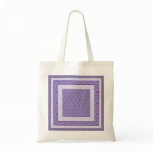 Söt Tote Bag: Mauve, White Ogees och Polkas