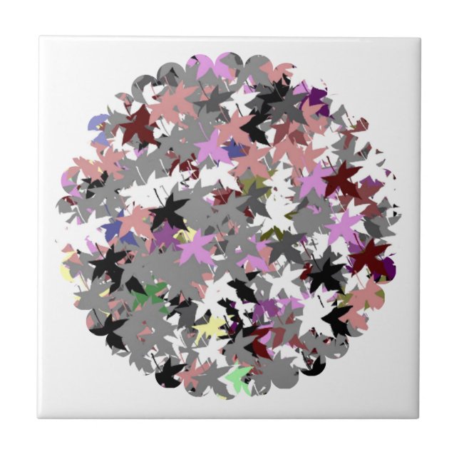 SÖT TRÄD LÖV KAKELPLATTA (Framsidan)