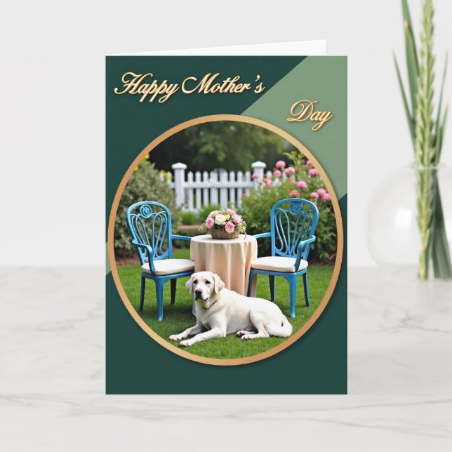 Söt Trädgård Mormor Kort (Framsida)