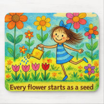 Söt Trädgård Musmatta