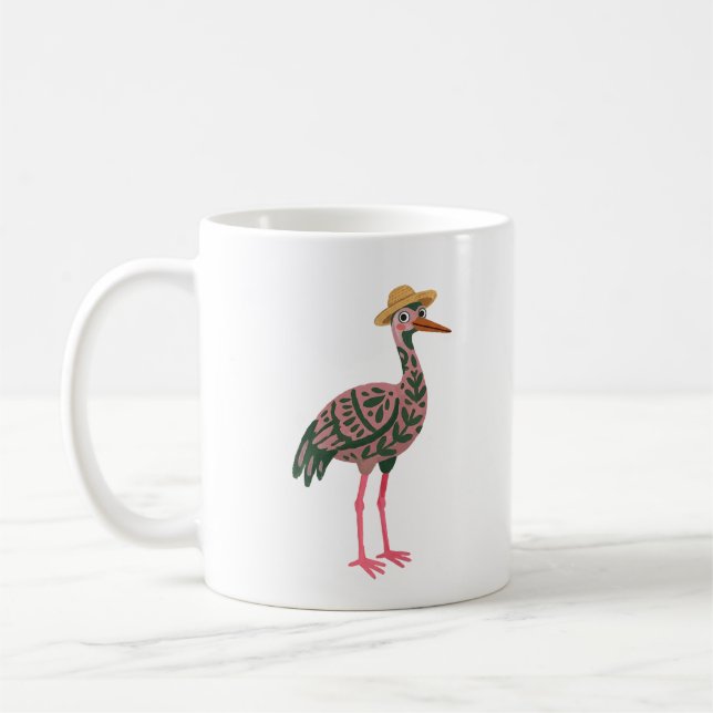 Söt Tran Klassisk Mugg (Vänster)