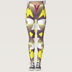 Söt trendig flerfärgad "Ratti_Creative_Arts" Legg Leggings