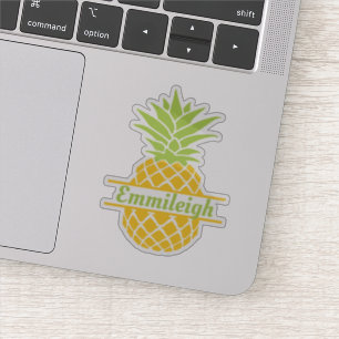 Söt Trendig Gul Grön Ananas Klistermärken
