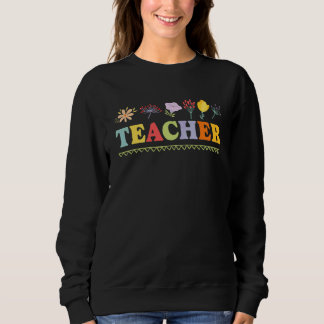 Söt Trendig Lärare T Shirt