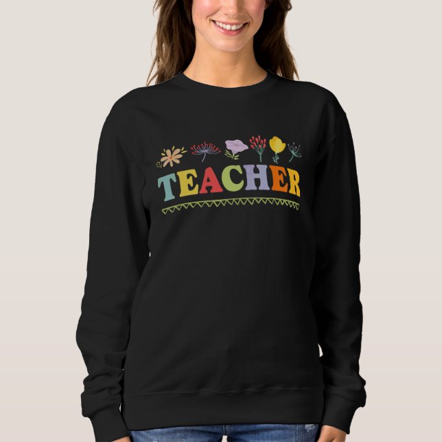 Söt Trendig Lärare T Shirt (Framsida)