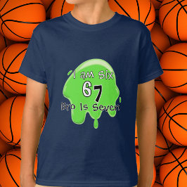 Söt Trendig Slime 6 7 Grön Personlig Barn T Shirt