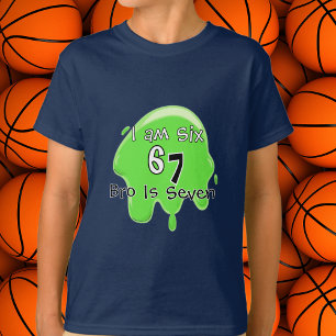 Söt Trendig Slime 6 7 Grön Personlig Barn T Shirt
