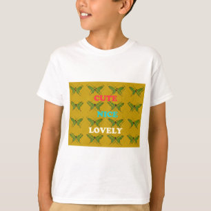 Söt Trevlig Underbar Vintage Fjäril.png Tee Shirt